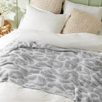 Bedsure Leopard Throw Blanket for Couch, Knit Fall Blanket - Image 3