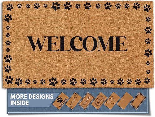 Barnyard Designs Natural Coco Coir Heavy Duty Backing Doormat by BarnyardDesigns