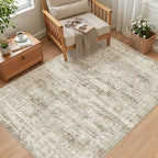 3x5 Rug, Small Area for Kitchen, Machine Washable Non-Slip Throw Rug, Vintage - Image 3