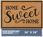 Barnyard Designs Natural Coco Coir Heavy Duty Backing Doormat by BarnyardDesigns