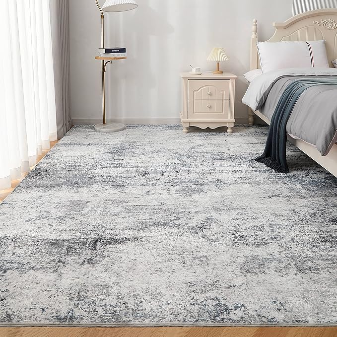10x14 Area Rugs for Living Room Rug Washable: Abstract Large Rug Indoor Modern - Image 9