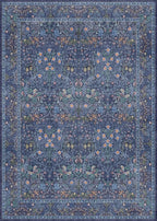 Dark Navy Blue Living Room Rug 5x7 Area Rug - Image 2