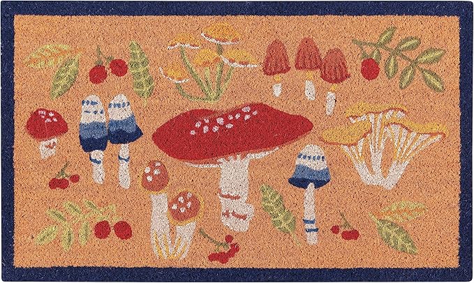 Now Designs Field Mushrooms Coir Doormat, 1 EA by NowDesigns