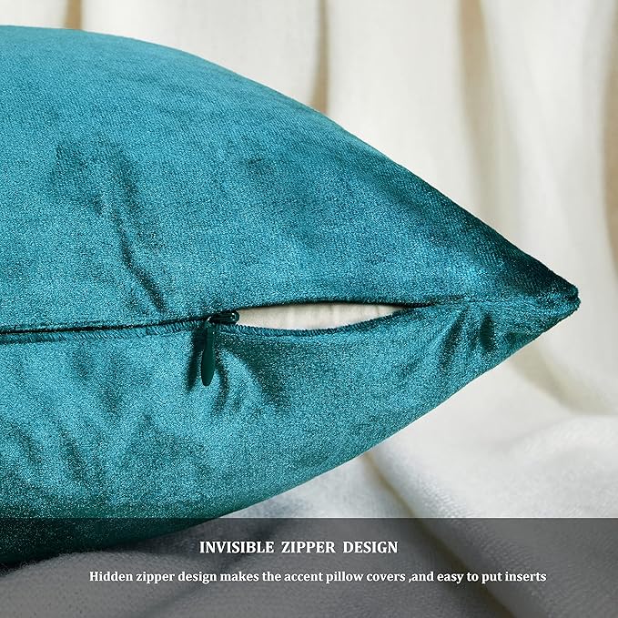 GIGIZAZA Decorative Couch Throw Pillow Covers, Pillow Cases Velvet Pillow Covers - Image 5