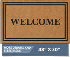 Barnyard Designs Natural Coco Coir Heavy Duty Backing Doormat by BarnyardDesigns