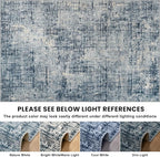 6x9 Area Rugs for Living Room Washable Rug: Anti-Skid Abstract Modern Living - Image 9