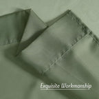 NICETOWN Voile Sheer Forest Green Curtains - Image 6