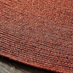 SUPERIOR Indoor/Outdoor Area Rug, Reversible Braided Floor Decor for Living Room, Kitchen, Patio, Front Porch, Modern Boho Farmhouse Rugs, Hardwood, Bedroom Accessories, 3' x 5', Brick